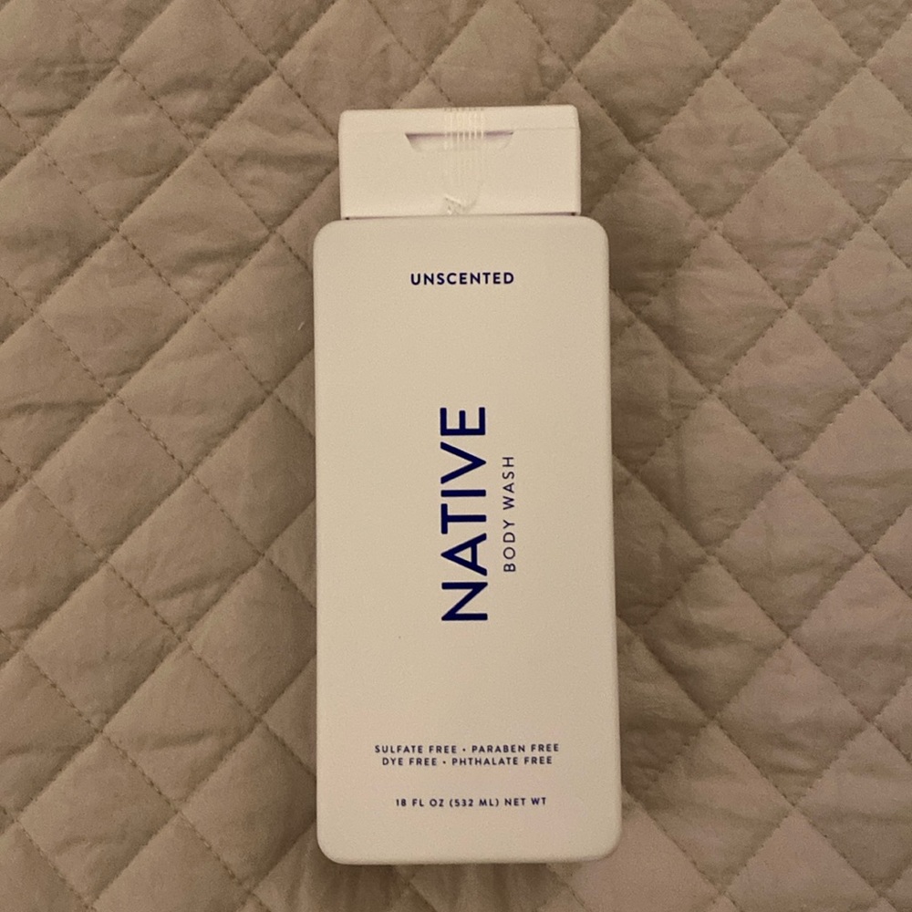 Mens Native Unscented Body Wash